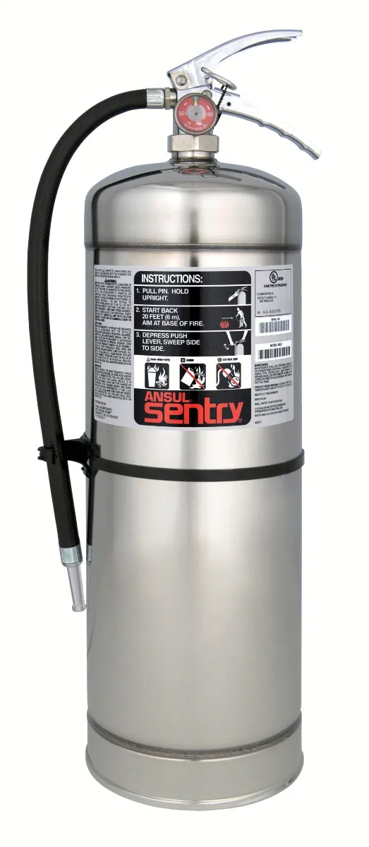 Ansul Sentry Water Extinguisher, W02-1 WATER UNIT,  UL/ULC