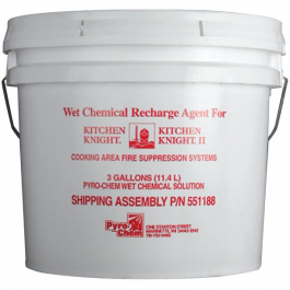 Pyro-Chem 551188 RL-300, 3.0 Gallons of Wet Chemical for Recharge